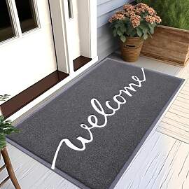 Homaxy Welcome Fußmatte außen und innen,
