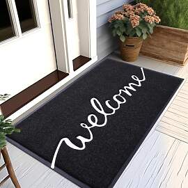 Homaxy Welcome Fußmatte außen und innen,