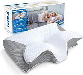 HOMCA 2 in 1 Ergonomisches Nackenkissen Kopfkissen 