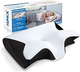 HOMCA 2 in 1 Ergonomisches Nackenkissen Kopfkissen 