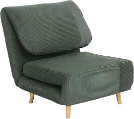 HOMCOM 2 in 1 Schlafsessel Klappbar Schlafsofa mit 