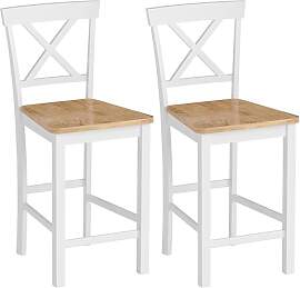 HOMCOM Barhocker 2er Set Barstuhl Armlose