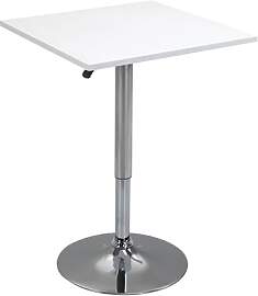 HOMCOM Bartisch Höhenverstellbar Stehtisch mit