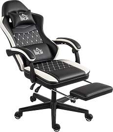 HOMCOM Gaming Stuhl Ergonomischer Gamer Stuhl mit