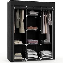 HOMCOM Kleiderschrank Stoffschrank mit