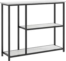 HOMCOM Konsolentisch, Flurtisch mit 3 Ablagen, 100 