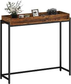 HOMCOM Konsolentisch Flurtisch mit Geländer, 100