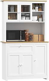 HOMCOM Küchenschrank Hochschrank mit