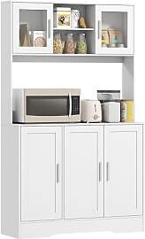 HOMCOM Küchenschrank Hochschrank mit