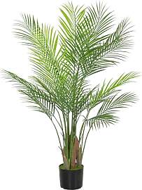 HOMCOM Künstliche Palme 120 cm Kunstpalme mit 22