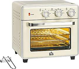 HOMCOM Minibackofen mit Umluft 20L Mini Ofen mit