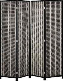 HOMCOM Paravent 4-teilig 180 x 180 cm Raumteiler