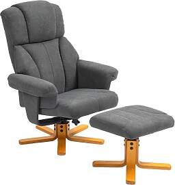 HOMCOM Relaxsessel mit Liegefunktion, Liegesessel