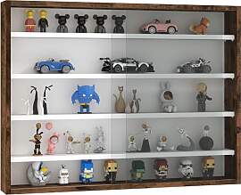 HOMCOM Sammlungsvitrine Hängevitrine 80 x 9,5 x