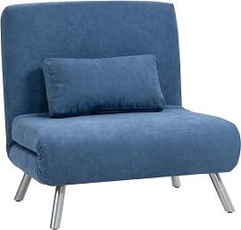HOMCOM Schlafsessel 3-in-1 klappbar Schlafsofa mit 