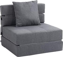 HOMCOM Schlafsessel klappbar, Schlafsofa, 2-in-1