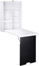 HOMCOM Schreibtisch Wandtisch Wandklapptisch mit