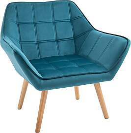HOMCOM Sessel Wohnzimmer Ohrensessel Loungesessel