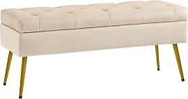 HOMCOM Sitzbank mit Stauraum, Polsterbank mit