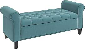 HOMCOM Sitzbank mit Stauraum Polsterbank mit