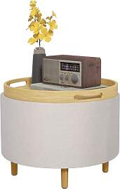 HOMCOM Sitzhocker mit Stauraum Hocker mit
