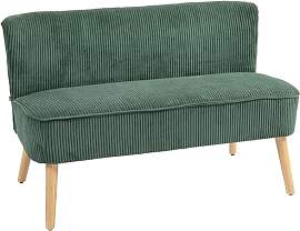 HOMCOM Sofa 2 Sitzer Couch, Kleine Loveseat mit