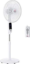 HOMCOM Standventilator 138 cm Ventilator mit 7,5h