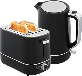 HOMCOM Wasserkocher Toaster Set 2200 W 1,7L
