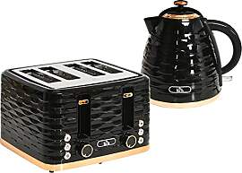 HOMCOM Wasserkocher Toaster Set Frühstück-Set