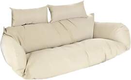 Home Deluxe Polyrattan Hängesessel Kissen Twin -