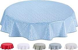 Home Direct Wachstuch Tischdecke Abwaschbar Rund