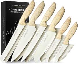 Home Hero Küchenmesser-Set mit Schärfer –