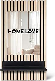 HOME LOVE Wandspiegel Flur mit Ablage 110×55 cm | 
