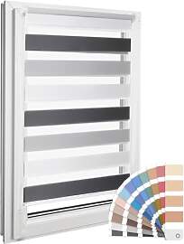 Home-Vision® DuoRollo Klemmfix, Doppelrollo ohne