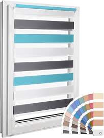Home-Vision® DuoRollo Klemmfix, Doppelrollo ohne