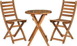 home24 Balkonset LODGE 3-teilig 50 x 86 x 36cm
