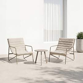 home24 Balkonset Wink 3-teilig Beige/Beige