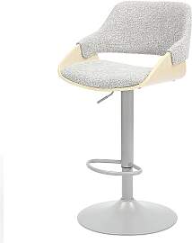 home24 Barstuhl ACUPE 51 x 91 x 51cm Grau