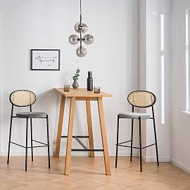 home24 Barstuhl Davie (2er-Set) 53 x 106 x 42cm