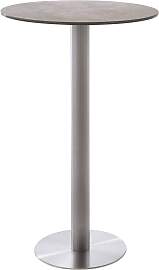 home24 Bartisch Zilker I Ø 65cm Braun/Mokka