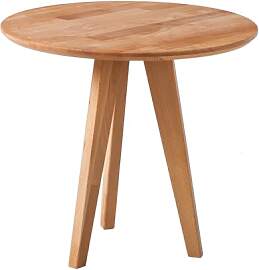 home24 Beistelltisch aus Buche massiv ⌀ 50 cm |