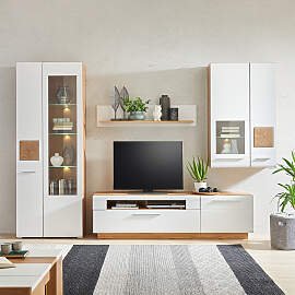 home24 Beleuchtete Hängevitrine 75 x 120 x 37cm