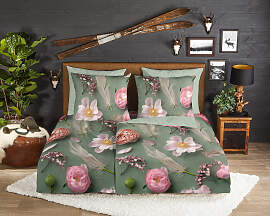 home24 Biber-Bettwäsche Balmo 200 x 200 cm + 2