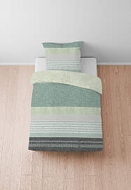 home24 Biber-Bettwäsche Quermuster 135 x 200 cm + 