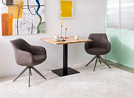 home24 Bistrotisch AHAR 80 x 76 x 80cm