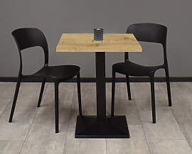 home24 Bistrotisch Bakadi quadratisch 78cm