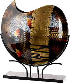 home24 Bodenvase Dixion rund 49 x 51 x 10cm