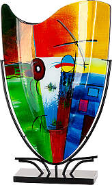 home24 Bodenvase Milano rechteckig 35 x 57 x 11cm