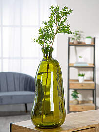 home24 Bodenvase Organical grün 22 x 51 x 22cm