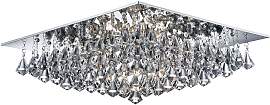 home24 Deckenleuchte Hanna I 55 x 22 x 55cm Silber 